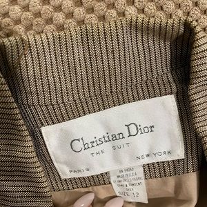 2-pc Christian Dior skirt suit.